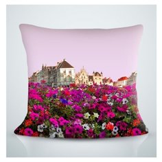 Подушка декоративная 18768, 40*40 см. Сирень