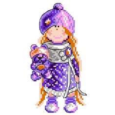 Кукла Рисунок на канве 16/20 16х20 (7,5х14) Матренин Посад 1917