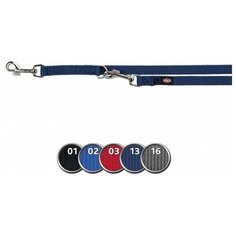 Поводок-перестежка Trixie "Premium", L–XL: 3 м/25 мм, черный