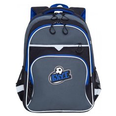 Grizzly Рюкзак школьный, черный -синий, RB-157-3/2