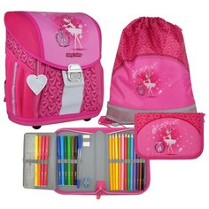 Ранец школьный MagTaller EVO Light, Ballerina Pink, с наполнением