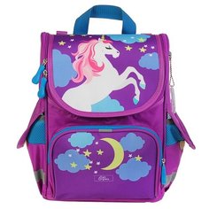 Ранец Calligrata Стандарт, 34*25*13, "Единорог", сиреневый