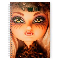 Тетрадь 48 листов в клетку с рисунком Кукла вампир Drabs