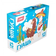 Гуашь FUNNY FRIENDS, 12 цветов Lori
