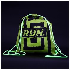 Мешок для обуви со светодиоидными ручками "Run", 40 х 32 см 5213281 Onlitop