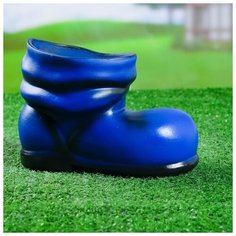 Фигурное кашпо "Сапожок" синий (15х18см) 1668271 Хорошие сувениры