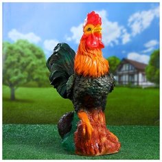 Садовая фигура "Петух" новый большой 19х40х50см 1071740 Хорошие сувениры