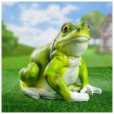 Садовая фигура "Лягушка пятнистая" 22см 1259546 Хорошие сувениры