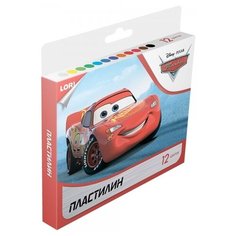 Пластилин Disney "Тачки" 12 цветов Lori