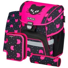 Herlitz Ранец школьный Loop Plus Black Cat с наполнением 50032440