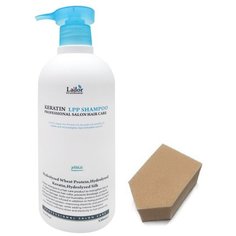 LADOR Кератиновый шампунь для волос KERATIN LPP, 530мл + спонж