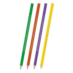 Карандаши цветные 12 ЦВЕТОВ BIC "Color UP", пластиковые, трехгранные, 9505271