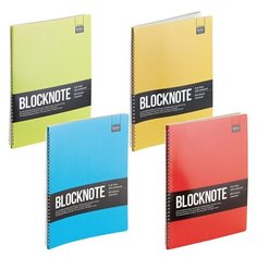 Бизнес-Блокнот А4, 60 л., гребень, ламинированный картон, клетка, Альт, "ACTIVE BOOK", (4 вида), 3-60-483