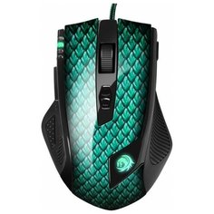 Sharkoon Drakonia Игровая мышь (11 кнопок, 5000 dpi, USB, зелёная подсветка)