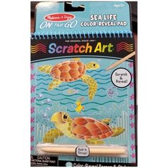 Scratch art Блокнот-Жизнь в океане Melissa Doug 9149