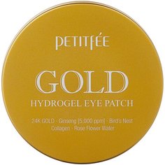 Petitfee Гидрогелевые патчи для век Gold Hydrogel Eye Patch, 60 шт.