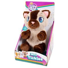 Интерактивная мягкая игрушка Club Petz Mini Tickles Котенок бежево-коричневый