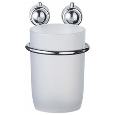 Стакан для зубных щеток Рыжий кот B0921, металлик