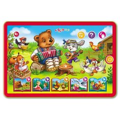 Планшет Азбукварик Сказки и потешки красный/зеленый