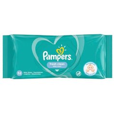 Влажные салфетки Pampers Fresh Clean, липучка, 52 шт.