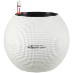 Кашпо LECHUZA PURO Color 20 настольное с автополивом с субстратом в комплекте 20х16 см белый