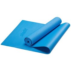 Коврик Starfit FM-101, 173х61х0.6 см синий однотонный