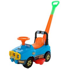 Каталка-толокар Molto Джип с ручкой (62901 /62918 / 62925) голубой