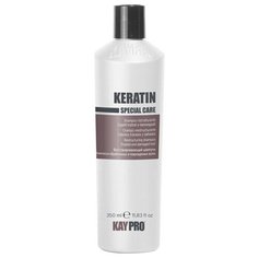 KayPro шампунь Keratin Восстанавливающий для химически обработанных и поврежденных волос, 350 мл