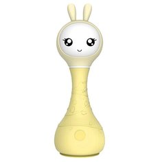 Интерактивная развивающая игрушка alilo Умный зайка R1, желтый