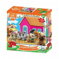 Пазл Prime 3D Super 3D 44 котенка. Сюжет 3 (10939), 150 дет.