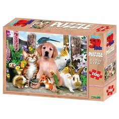 Пазл Prime 3D Хорошие компаньоны (10502), 100 дет.