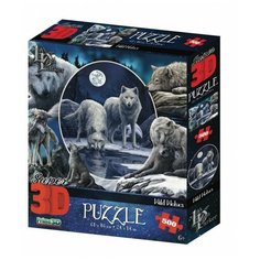 Пазл Prime 3D Волки (32525), 500 дет.