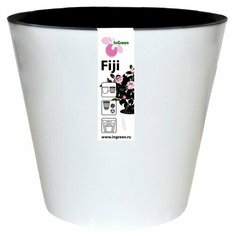 Горшок InGreen Фиджи ING1554, 4 л, 20х18.3 см белый