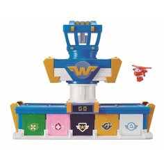 Auldey Игровой набор Super Wings Аэропорт EU730830, синий/желтый/белый/розовый/зеленый