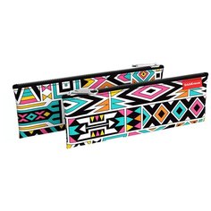 ErichKrause Пенал-конверт Ornament (49034) черный/белый/розовый