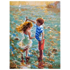 Белоснежка Картина по номерам "Танец на воде" 30х40 см (288-AS)