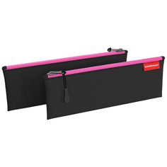 ErichKrause Пенал-конверт Black& (49041/49042) черный/розовый