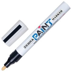 Zebra Маркер-краска перманентный Paint (MOP-200M), черный Зебра