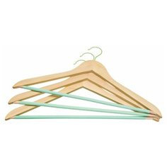 Вешалка EL CASA Набор Дуб бежевый/зеленый