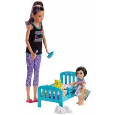 Игровой набор Barbie Skipper Babysitters Inc.Няня Скиппер, кроватка для малышки, GHV88