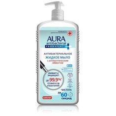 Мыло жидкое Aura Pro expert Антибактериальное, 1 л