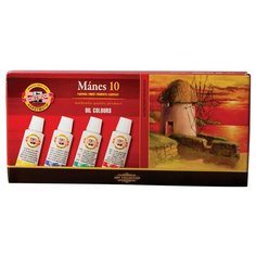 KOH-I-NOOR Краски масляные Manes 10 цветов по 16 мл (01615S1001KS)