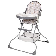 Стульчик для кормления Polini 252, единорог hello baby серый