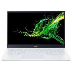 Ноутбук Acer SWIFT 5 SF514-54GT-73RB (Intel Core i7 1065G7 1300MHz/14"/1920x1080/16GB/512GB SSD/DVD нет/NVIDIA GeForce MX350 2GB/Wi-Fi/Bluetooth/Windows 10 Home) NX.HU6ER.001, белый