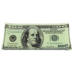 Elan gallery Тарелка 100 долларов 19х10 см зеленый