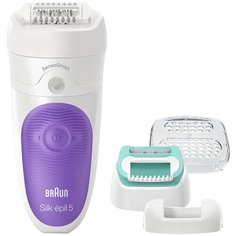 Эпилятор Braun 5-880 Silk-epil 5 белый/фиолетовый