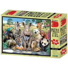 Пазл Prime 3D Экзотическая живая природа (10009), 500 дет.
