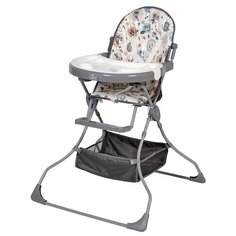 Стульчик для кормления Polini 252, совы серый