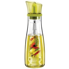 Tescoma Емкость для масла Vitamino с ситечком для настаивания 250 мл зеленый/прозрачный