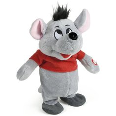 Интерактивная мягкая игрушка De.Car2 Мышка серый/красный